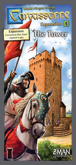 ZMG78104 Carcassonne Board Game Expansion: The Tower published by Z-Man Games