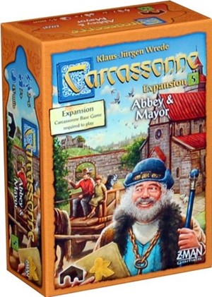 ZMG78105 Carcassonne Board Game Expansion: Abbey And Mayor published by Z-Man Games