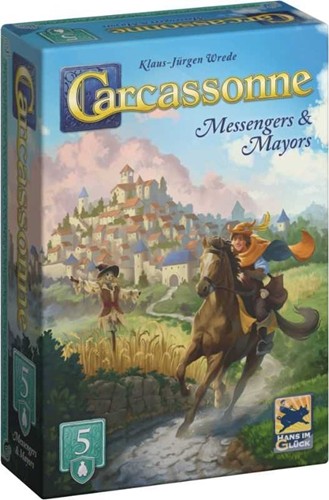 ZMGCARCAEXP2505 Carcassonne Board Game Expansion: Messenger And Mayor (2025 Refresh) published by Z-Man Games