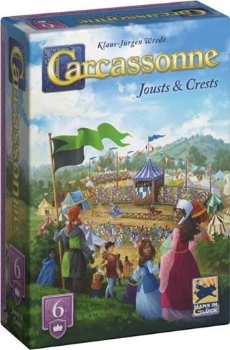 ZMGCARCAEXP2506 Carcassonne Board Game Expansion: Jousts And Crests (2025 Refresh) published by Z-Man Games
