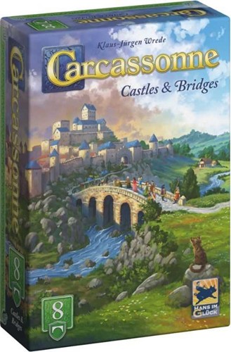 ZMGCARCAEXP2508 Carcassonne Board Game Expansion: Castles And Bridges (2025 Refresh) published by Z-Man Games