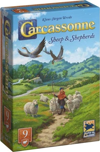 ZMGCARCAEXP2509 Carcassonne Board Game Expansion: Sheep And Shepherds (2025 Refresh) published by Z-Man Games