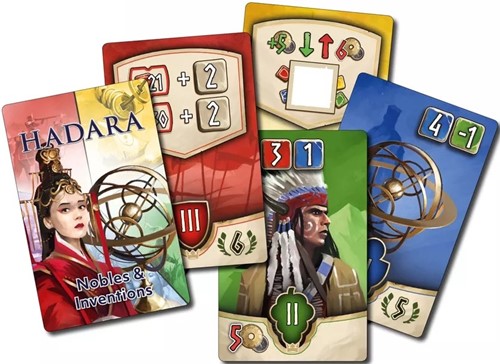 Hadara Board Game: Nobles And Inventions Mini Expansion