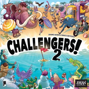 ZMGZM027 Challengers Card Game: 2 published by Z-Man Games