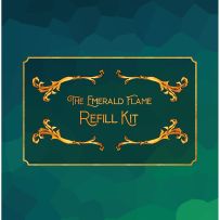 ALLGMEPCEFRK Emerald Flame Adventure Game: Refill Kit published by Post Curious