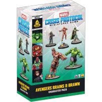 AMGMCP22 Marvel Crisis Protocol Miniatures Game: Avengers Brains And Brawn Character Pack published by Atomic Mass Games