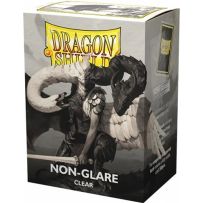 ARCT11821 100 x Clear Non Glare Matte Standard Card Sleeves 63.5mm x 88mm (Dragon Shield) published by Arcane Tinmen