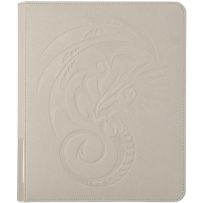 ARCT38012 Dragon Shield Card Portfolio Zipster Regular Binder - Ashen White published by Arcane Tinmen