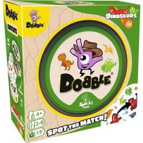 ASMDOBDIN07EN Dobble Card Game: Dinosaurs published by Asmodee
