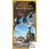 ASMLUDCOEX02 Colt Express Board Game: Horses And Stagecoach Expansion published by Asmodee