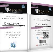 BNDPCHR 55 x Paladin Card Sleeves: Chronos (70mm x 100mm) published by Board And Dice