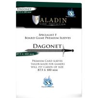 BNDPDAG 55 x Paladin Card Sleeves: Dagonet (87.5mm x 100mm) published by Board And Dice