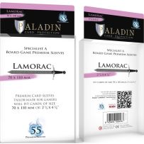 BNDPLAM 55 x Paladin Card Sleeves: Lamorac (70mm x 110mm) published by Board And Dice