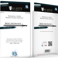 BNDPMIC 55 x Paladin Card Sleeves: Michonne (120mm x 210mm) published by Board And Dice