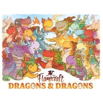 CA03DNDXEN Flamecraft Board Game: Dragons And Dragons Expansion published by Cardboard Alchemy