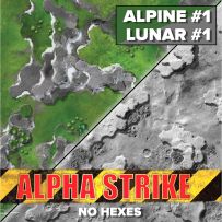 CAT35800K BattleTech: Battle Mat: Alpha Strike Alpine 1 Lunar 1 published by Catalyst Game Labs