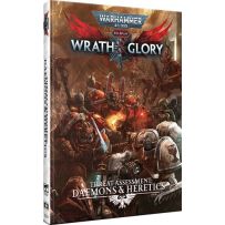 CB72638 Warhammer 40000 RPG: Wrath And Glory Threat Assessment: Daemons And Heretics published by Cubicle 7 Entertainment