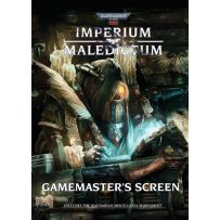 CB72702 Warhammer 40000 Roleplay RPG: Imperium Maledictum Gamemaster's Screen published by Cubicle 7 Entertainment