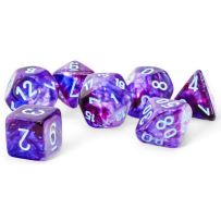 CHX22557 Chessex Nebula Mega-Hedral - Nocturnal with Turquoise Luminary Polyhedral Set published by Chessex