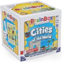 DMGGRE124444 BrainBox Game: Cities (Refresh 2022) (Damaged) published by Green Board Games