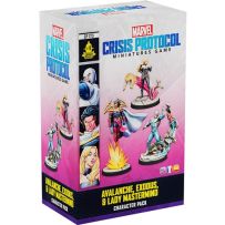 FFGCP173 Marvel Crisis Protocol Miniatures Game: Avalanche Exodus And Lady Mastermind published by Fantasy Flight Games