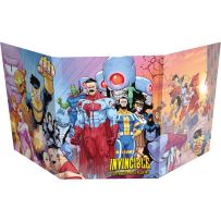 FLFINV004 Invincible RPG: Superhero Roleplaying GM Screen published by Free League Publishing
