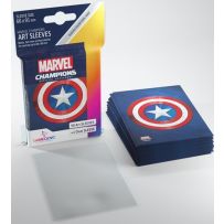 Marvel Champions LCG: 50 x Captain America Art Sleeves (Gamegenic)