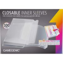 GGS10135ML 100 x Closable Inner Sleeves 64mm x 89mm (Gamegenic) published by Gamegenic