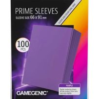 GGS10141ML 100 x Purple Prime Sleeves 63.5mm x 88mm (Gamegenic) published by Gamegenic