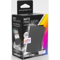 GGS10148ML 100 x Black Matte Prime Sleeves 63.5mm x 88mm (Gamegenic) published by Gamegenic