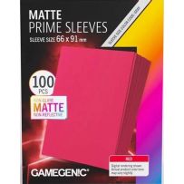GGS10150ML 100 x Red Matte Prime Sleeves 63.5mm x 88mm (Gamegenic) published by Gamegenic