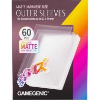 GGS10175ML 60 x Matte Outer Sleeves Japanese Size 62mm x 89mm (Gamegenic) published by Gamegenic