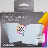 GGS10181ML 200 x Clear Prime Value Pack Card Sleeves 63.5mm x 88mm published by Gamegenic