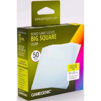 GGS10182ML 100 x Board Game Sleeves Big Square Clear 80mm x 80mm (Gamegenic) published by Gamegenic
