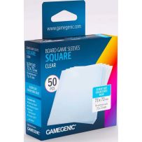GGS10183ML 100 x Board Game Sleeves Square Clear 71mm x 71mm (Gamegenic) published by Gamegenic