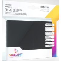 100 x Black Prime Standard Card Sleeves 63.5mm x 88mm (Gamegenic)