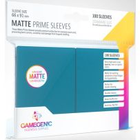 100 x Blue Matte Standard Card Sleeves 63.5mm x 88mm (Gamegenic)