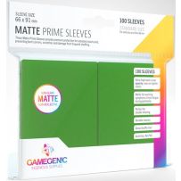 100 x Green Matte Standard Card Sleeves 63.5mm x 88mm (Gamegenic)