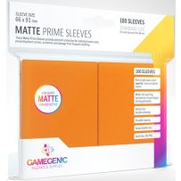 100 x Orange Matte Standard Card Sleeves 63.5mm x 88mm (Gamegenic)