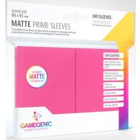100 x Pink Matte Standard Card Sleeves 63.5mm x 88mm (Gamegenic)