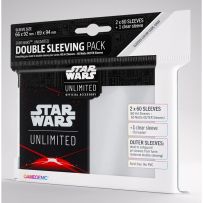 GGS15036ML Star Wars: Unlimited Art Double Sleeve Pack - Space Red published by Gamegenic