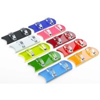 Set Of 10 Card Stands: Multicoloured