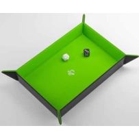 GGS60054ML Magnetic Dice Tray Rectangular: Black And Green published by Gamegenic
