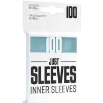 100 x Clear Inner Just Standard Card Game Sleeves 64mm x 89mm (Gamegenic)