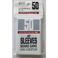GGX10023ML 50 x Just Mini European Card Game Sleeves 46mm x 71mm (Gamegenic) published by Gamegenic