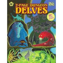 GMG50108 2-page Dungeon Delves RPG published by Goodman Games