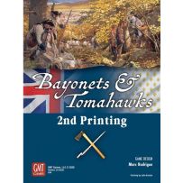 GMT201024 Bayonets And Tomahawks: The French And Indian War 2nd Printing published by GMT Games