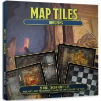 KOB9962 Dungeons And Dragons RPG: Map Tiles: Dungeons published by Kobold Press