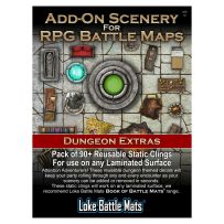 LOKEBM088 Add-On Scenery For RPG Maps - Dungeon Extras published by Loke Battle Mats