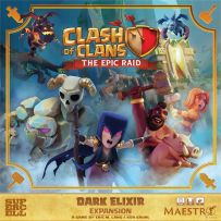 MAEMMCLASHEXP01 Clash of Clans: The Epic Raid Board Game - Dark Elixir Expansion published by Maestro Media
